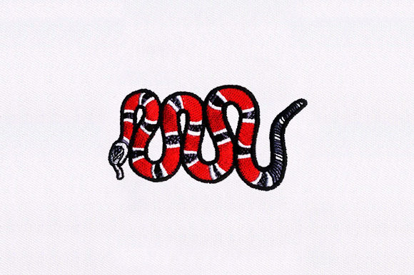 A Cozy, Colorful Rattlesnake Embroidery Design for Unique Gifts