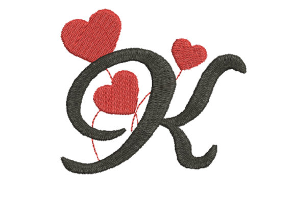 A Cozy Review of the Heart Alphabet Letter K Embroidery Design