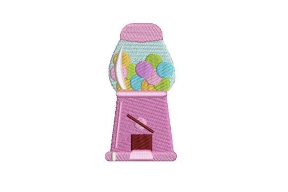 A Designer’s Take: The Pink Gumball Machine Embroidery Design for Seasonal Appeal