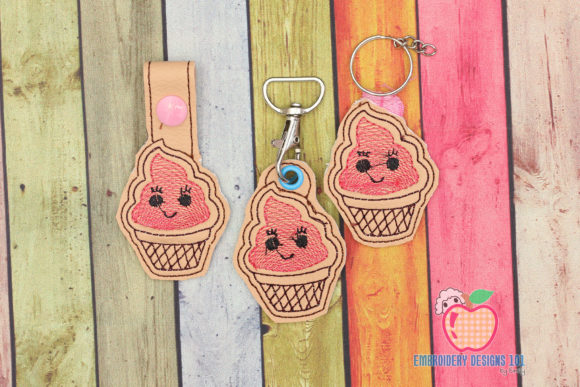A Review of the Ice Cream ITH Key Fob Pattern for Real Projects