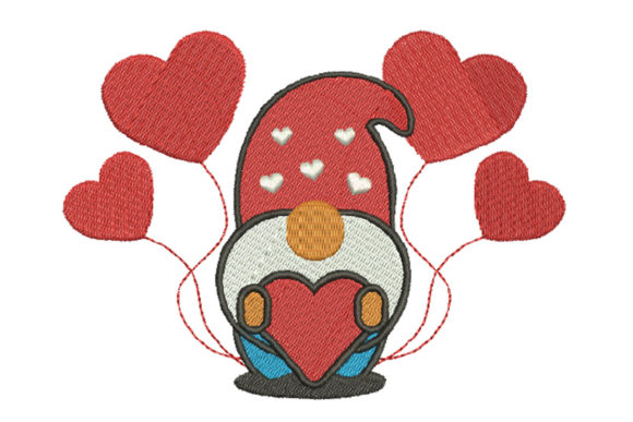 An Adorable Gnome Design for Handmade Valentine's Gifts