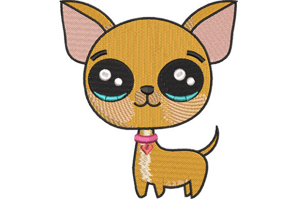 Embroidery Designer Review: Sweet Chihuahua Puppy Design