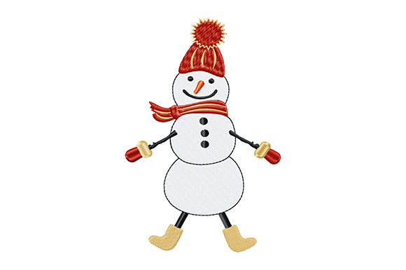 Embroidery Designer's Review: The Cheerful Snowman