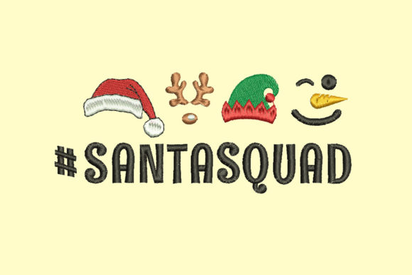 Santa Squad Embroidery: A Designer's Review for Boutique Apparel