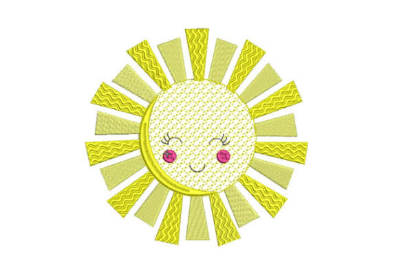 The Baby Sun Embroidery Design: A Craft Fair Goldmine