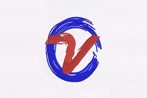 V Alphabet Logo: A Versatile Embroidery Asset for Boutique Apparel