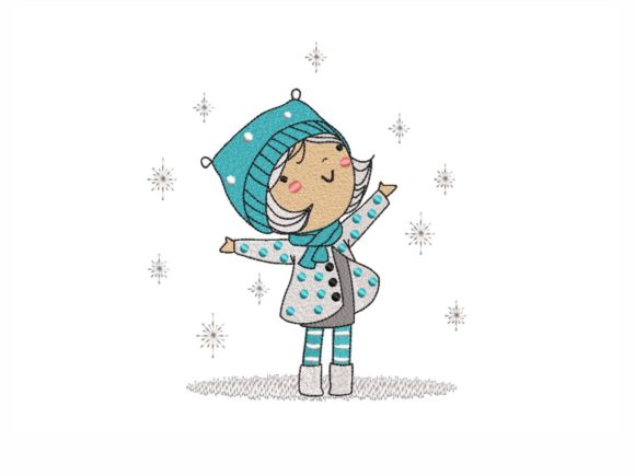 Winter Girl Embroidery Review for Personalized Gift Creation
